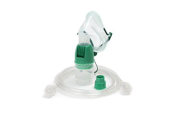 HOT Top™2 vernevelaar met Sure-Loc™ aansluiting voor kinderen met Intersurgical EcoLite™ masker en 1.8m slang