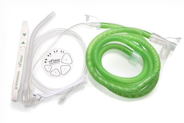 nFlow™ CosyFit CPAP beademingssysteem met verwarmingsdraad voor zuigelingen, ≥ 1.8m