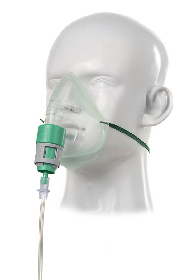 MultiOx™, Intersurgical EcoLite™ masker set voor volwassenen met instelbare venturi en 1.8m slang