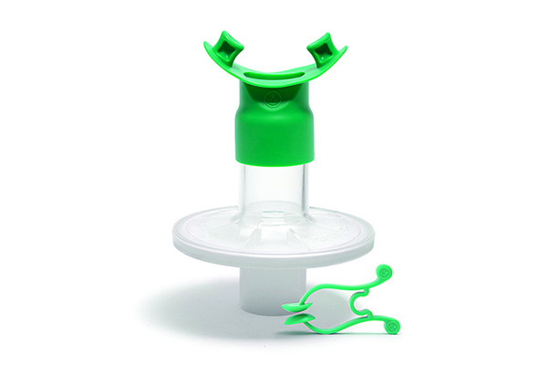 Pulmo-Protect™ longfunctie filter met flexibel mondstuk en neusklem(1)