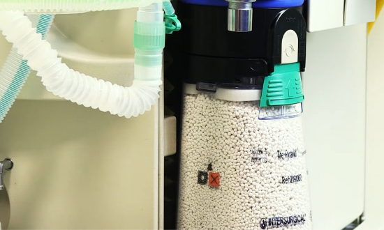 The Pyramid™ disposable CO₂ absorber fitting guide