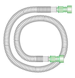 22mm Compact gas afzuigslang van 6.0m, met 30F connector
