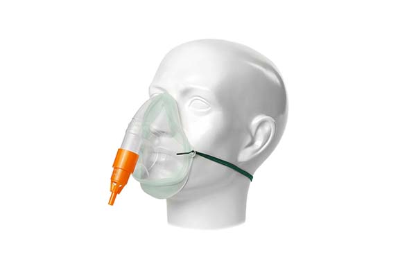 Intersurgical EcoLite™ masker voor volwassenen met 31% zuurstof venturi, oranje