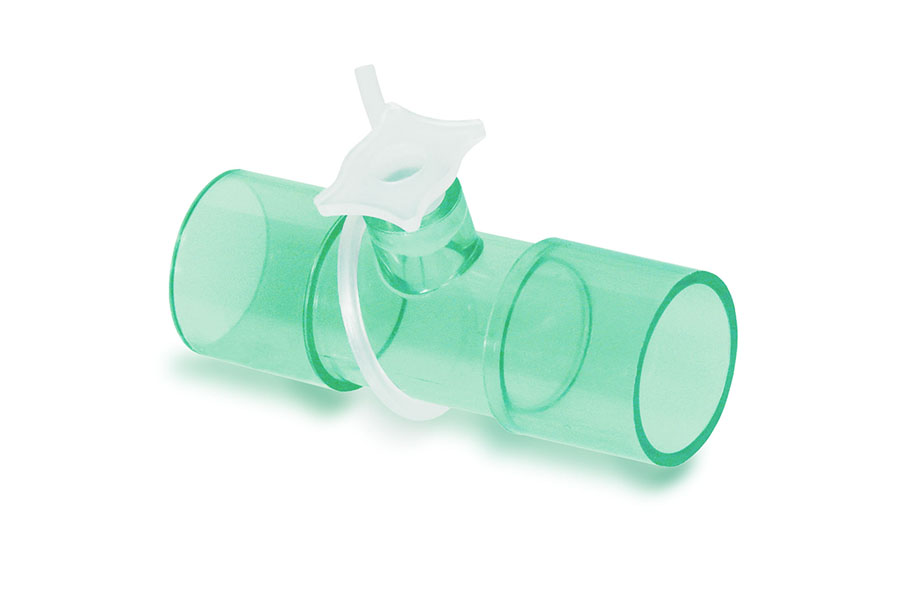 Rechte connector 22M-22M + 7.6mm poort