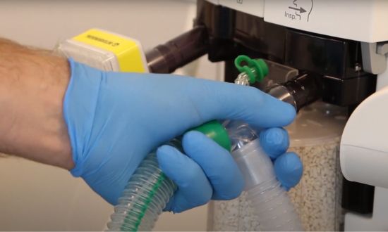 How to set up a DuoFlow™ bi-lumen breathing system