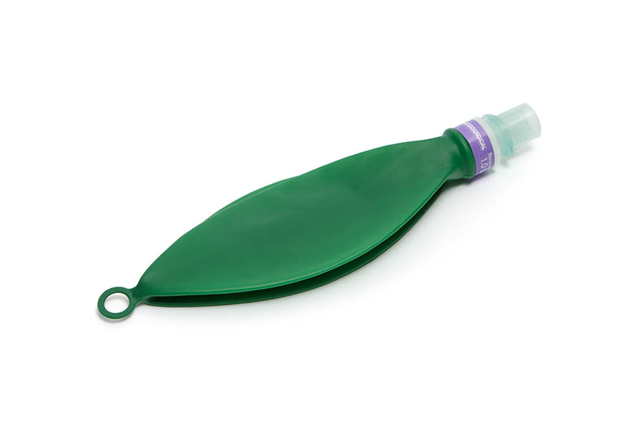 Beademingsballon, 1.0L - 15F nek met anti occlusie korf