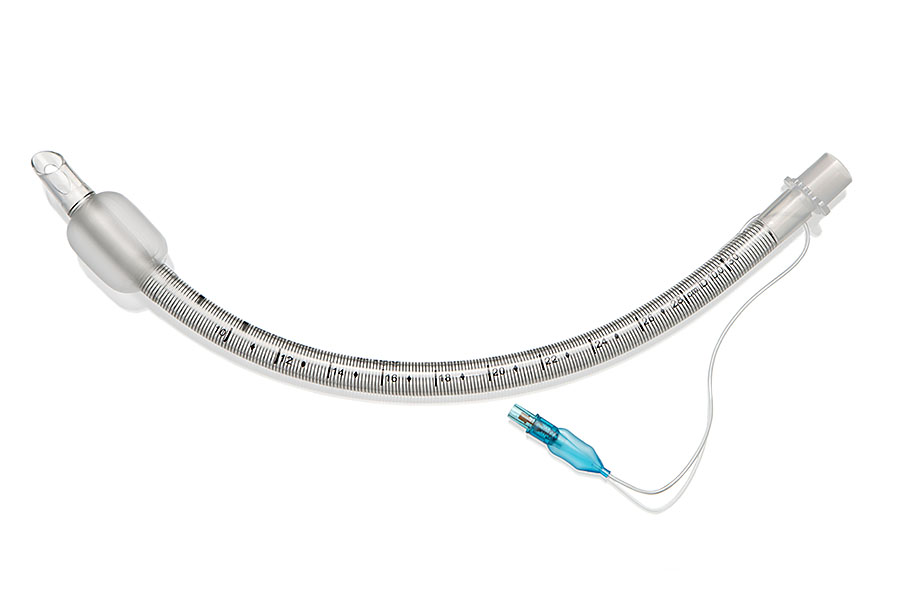 Gewapende endotracheale InterTube™ met High Volume Low Pressure (HVLP) cuff, maat 10.0, DEHP vrij