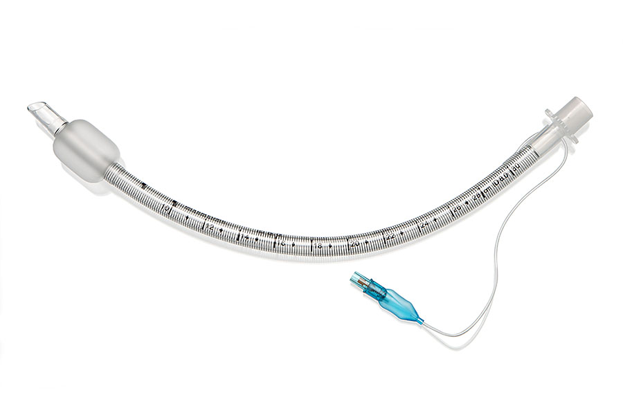 Gewapende endotracheale InterTube™ met High Volume Low Pressure (HVLP) cuff, maat 8.0, DEHP vrij