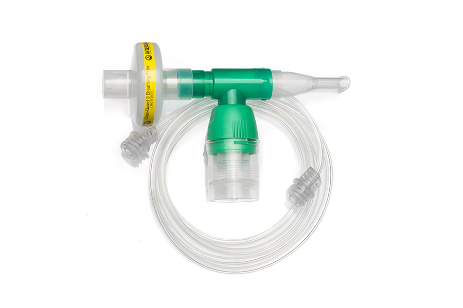 Cirrus™2 vernevelaar met universeel T-stuk en mondstuk, 1544 filter en 2.1m schroefdraadslang