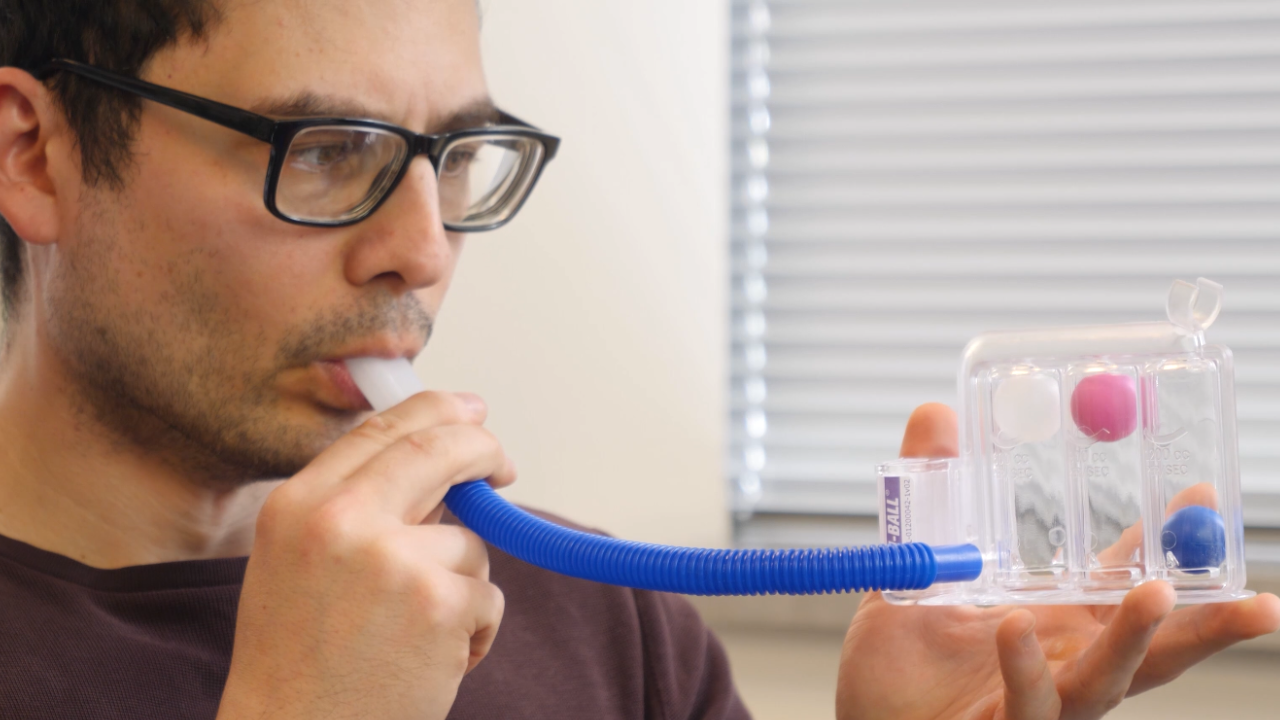 The TRI-BALL® respiratory exerciser from Intersurgical
