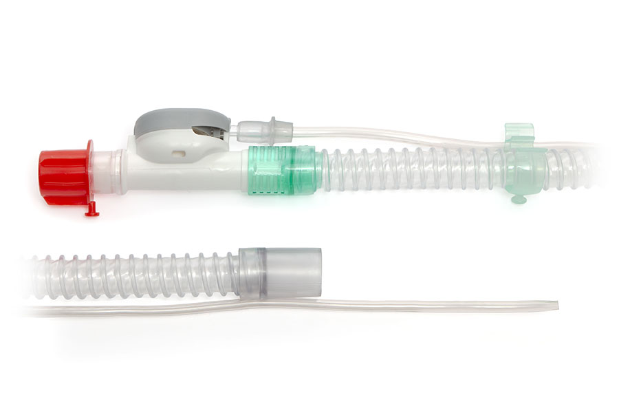 22mm Smoothbore beademingssysteem voor Vivo 50™, harde connectoren, 0.8m met expiratieklep en kleplijn
