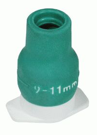 Rechte elastische connector 15F (hard) – 9-11mm plug aansluiting