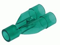 22mm Parallel Y-Stuk 22M-22M/15F patiënt aansluiting