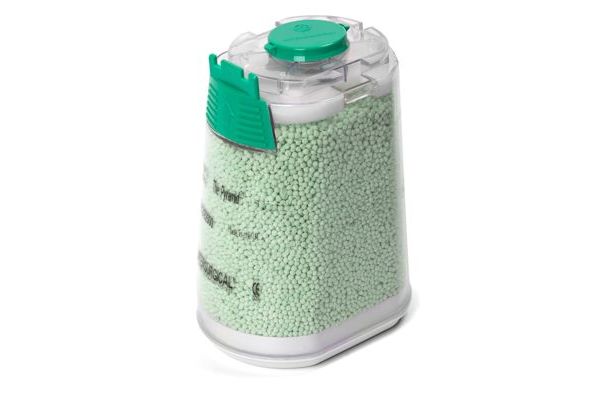 De Pyramid LoFloSorb™ 1.0kg, groen naar violet kleurverandering, voor gebruik op de Dräger® CLIC® adaptoren