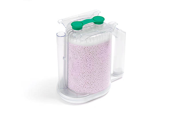 IS Can Spherasorb™ 1.0kg, roze naar wit kleurverandering, voor gebruik op de GE® anaesthesietoestellen: Aisys®, Aespire®, Avance® en ADU®